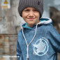 Preview: Bügelbild Big Smile türkis